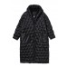 Warm Plus Size Winter Coats Black Hooded Zippered Parkas For Women